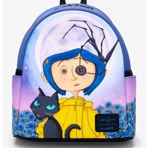 Loungefly - Coraline Button Eye Flower Mini Backpack - NEW